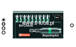Zestaw końcówek z uchwytem 10el. BiTorsion 8751-9