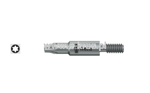 Końcówka TX10/ 33mm gwint M4 Wera