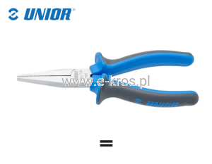 Szczypce płaskie 140mm dł. chrom Unior