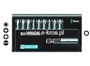 Zestaw końcówek z uchwytem 10el. Torsion TZ 8100-9