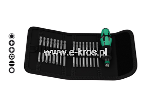Zestaw końcówek z rękojeścią 16szt. K60 Wera