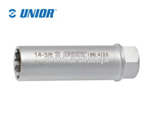 Nasadka 3/8" 14mm do świec zapłonowych Unior
