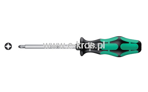 Wkrętak krzyżowy PZ2x100mm zabierak Plus300Wera