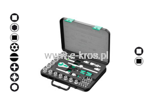 Grzechotka 3/8” Zyklop zestaw 38el. SB4 Wera