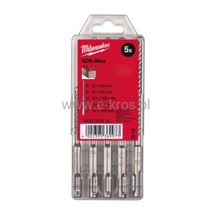 Zestaw wierteł SDS-Plus RX4 fi 5,0 - 10mm (5 szt.)