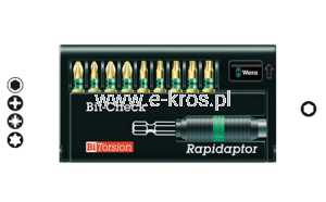 Zestaw końcówek z uchwytem 10el. BiTorsion 8751-9