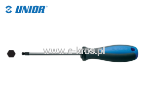 Wkrętak imbusowy z kulką 2.5x75mm Unior