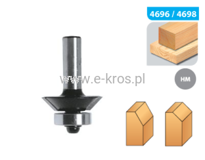 Frez trzpieniowy widiowy 27x5,5x45st. trzpień 8mm
