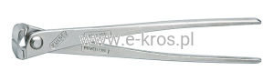 OBCĘGI ZBROJARSKIE 300MM 25MM NIKLOWANE