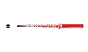 Trzpień wymienny płaski wąski 0.6x3.5x154mm Wera