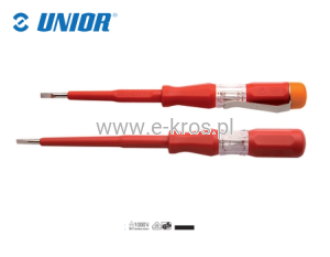 Próbnik napięcia VDE 220-250V 0.6x3.5x90mm Unior