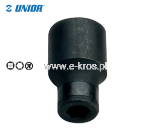 Adapter 1/2"-5/16"x37mm do wkrętaka udar. Unior