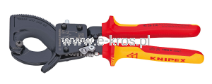NOŻYCE DO KABLI 250MM Z MECHANIZMEM ZAPADKOWYM