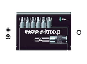 Zestaw końcówek z uchwytem  7el. BO Torx 8067-6