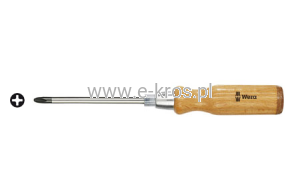 Wkrętak krzyżowy uchwyt drewno PH4x200mm Wera