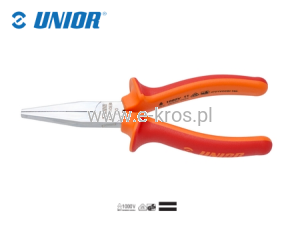 Szczypce płaskie 160mm dł. VDE Unior
