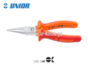 Szczypce tnące półokr. 160mm VDE Unior