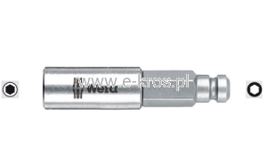Uchwyt uniwersalny z magnes. 1/4''x 45mm Inox Wera