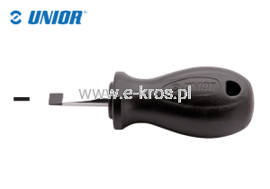 Wkrętak płaski krótki 0.8x4.0x25mm cz Unior