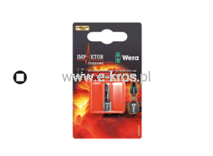 Końcówka kwadratowa 2/ 25mm Impaktor DC SB Wera