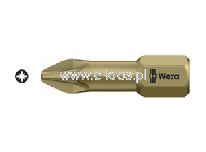 Końcówka PZ2/ 25mm TORSION TH Wera