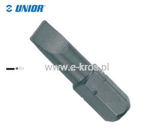 Końcówka płaska 1.2x6.5/25mm 3szt. Unior