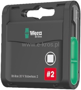 Zestaw końcówek Bit-Box kwadrat # 2x25mm 20szt.