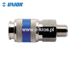 Szybkozłącze gwint zewnętrzny 1/4" Unior