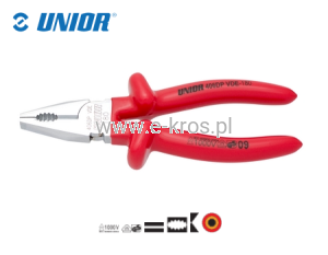 Szczypce uniwersalne 180mm VDE Unior