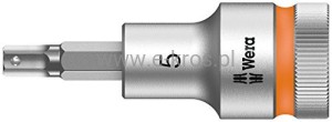 Nasadka imbusowa 1/2"  5x 60mm z pierścieniem Wera