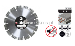 Tarcza Turbo beton/granit 350x20/22,23/25,4 Wys.12