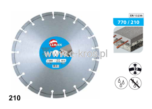 Tarcza diamentowa beton zbr.300x20,0 Wys.10