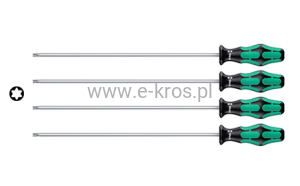 Zestaw wkrętaków 4szt. TORX długich 367HF Wera