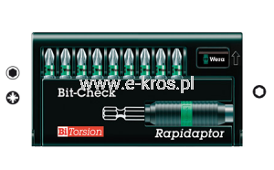 Zestaw końcówek z uchwytem 10el. BiTorsion 8755-9