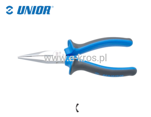 Szczypce tnące półokr. 140mm chrom Unior