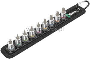 Zestaw nasadek 1/4" TX z przytrzymaniem