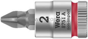 Nasadka 1/4" PH 2x28mm z pierścieniem Wera