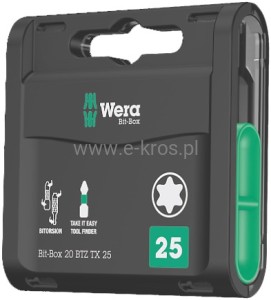 Zestaw końcówek Bit-Box BTZ TX 20x25mm 20szt. 