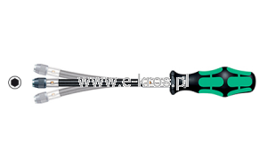 Rękojeść 1/4''x177mm z elastycznym trzpieniem Wera