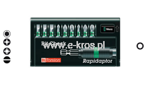 Zestaw końcówek z uchwytem 10el. BiTorsion 8700-9