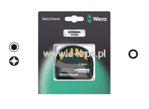 Zestaw końcówek Mini-Check 25mm 7el. PZ TiN SB
