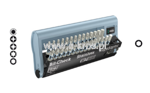 Zestaw końcówek Inox z rękojeścią 30el. Bit BC