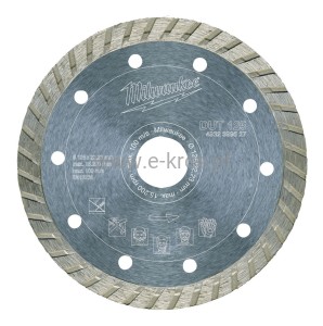 Tarcza diamentowa 125mm TURBO DUT Milwaukee