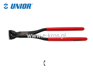 Obcęgi zbrojarskie wzmocnione 280mm czerwone Unior