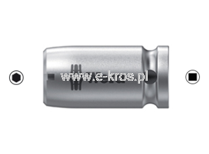 Adapter do bitów 1/4''x25mm kwadrat 1/4'' Wera