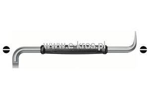 Wkrętak odgięty płaski  5.5+5.5/125mm Wera
