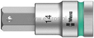 Nasadka imbusowa 1/2" 14x 60mm z pierścieniem Wera
