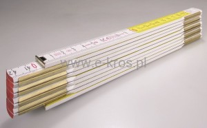 Miara składana drewniana okuta 2m typ 616