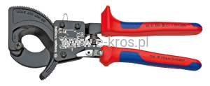 NOŻYCE DO KABLI 250MM Z MECHANIZMEM ZAPADKOWYM